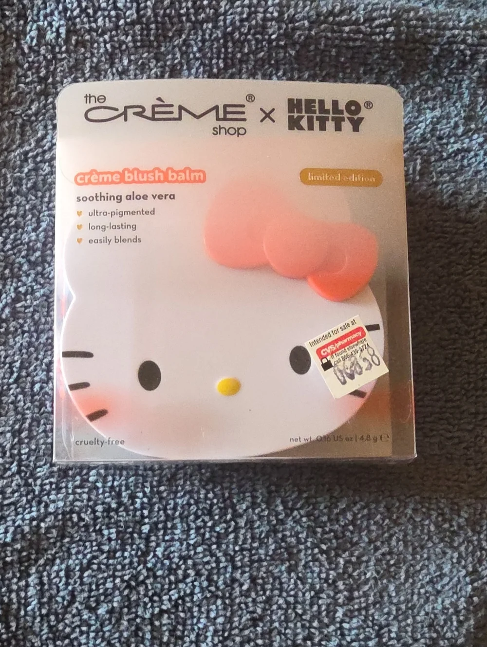 3 For $9 SEE DETAILS HELLO KITTY Crème Blush Balm PEACH POUF SHADE
